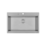 Foster Vasca Milanello 750X374 Ft C/Banco - 1034050 Fregadero Empotrable | Acero inox, 75x37,4 cm