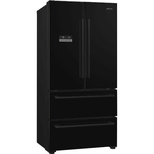 Smeg FQ55FNDE Réfrigérateur-congélateur | Pose libre | Classe énergétique E | Installation libre, Porte-fenêtre, Noir