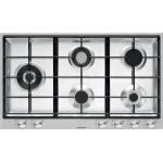 BARAZZA 1PBF95 Gas hob Built-in | 2 gas + 2 doppia corona Chef, Inox AISI 304, Griglie ghisa:contentReference[oaicite:12]{index=12}