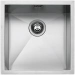 BARAZZA 1Q4040I Sink Built-in | Bowl 40x40 cm, Depth 27 cm, AISI 304 stainless steel
