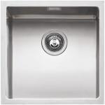 BARAZZA 1X4040S Sink Built-in | AISI 304 stainless steel, Satin finish, Easy to integrate