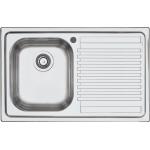 BARAZZA 1LFS81D Sink Built-in | 1 bowl, 22 cm depth, Stainless steel AISI 304