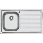 BARAZZA 1LFS91D Sink Built-in | 2 bowls, 34x39x21 cm, Right drainer