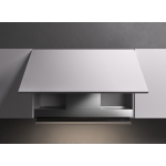 Falmec Virgola No-Drop Touch 120 Acciaio 220-240V - 50-60Hz T80 S/Filtro Campana extractora Isla | Clase energética A | Motor externo, 3 velocidades, Control táctil