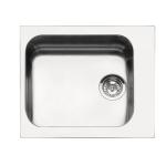 Smeg VS45-P3 Sink Built-in | Single basin, Stainless steel, Too much full integrated