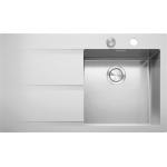 BARAZZA 1LMDR91S Sink Built-in | Piano appoggio sx, Raggio 12, Vasca inox AISI 304