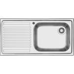 BARAZZA 1LFS10S Sink Built-in | 1 bowl + drainer, 50x40x21 cm, Left drainer