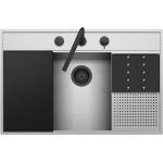 BARAZZA 1LFX91NK Sink Built-in | 1 bowl radius 0, Accessory recess, 69x102x47 cm