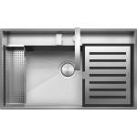 BARAZZA 1LLB91K Sink Built-in | 1 bowl with recess, Accessories included, 102x69x47 cm