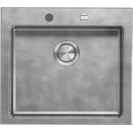 BARAZZA 1LUN61 Sink Built-in | 34x40x19.5 cm, AISI 304 stainless steel, Perimeter overflow