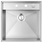 BARAZZA 1LMZ51 Sink Built-in | 1 vasca, Dimensioni 62x62x38 cm, Peso 12 kg