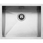 BARAZZA 1Q5040S Sink Built-in | Bowl 50x40 cm, Depth 27 cm, AISI 304 stainless steel
