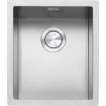 BARAZZA 1QR34S Sink Built-in | Bowl 34x40 cm, Depth 27 cm, AISI 304 stainless steel
