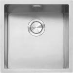 BARAZZA 1QR40S Sink Built-in | Bowl 40x40 cm, Depth 27 cm, AISI 304 stainless steel