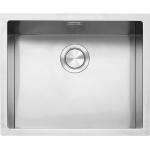 BARAZZA 1QR50S Sink Built-in | Bowl 50x40 cm, Depth 27 cm, AISI 304 stainless steel