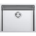 BARAZZA 1QR506 Sink Built-in | Bowl 50x40 cm, Depth 27 cm, AISI 304 stainless steel