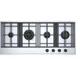 BARAZZA 1PLE3D Plaque de cuisson à gaz Encastrable | Inox AISI 304, 3 feux + double couronne, puissance 4 kW