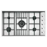 BARAZZA PL5IIS Hob Built-in | Class - | Steel grids, Left cooking zone, 4 gas + dual crown