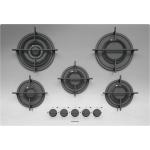 BARAZZA 1PMD70 Plaque de cuisson à gaz Encastrable | Inox AISI 304, dimensions 87x64x14 cm, poids 24,3 kg