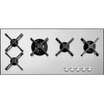 BARAZZA 1PSP105 Gas hob | Cast iron grids, Dual burner, Front controls