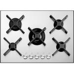 BARAZZA 1PSP75 Gas hob | Cast iron grids, Electronic ignition, Gas safety