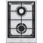 BARAZZA 1PTI2 Gas hob Built-in | 4 burners + dual crown, Cast iron grids, Satin stainless finish
