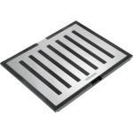 BARAZZA 1TBF Cutting board Accessory | AISI 304 stainless steel and black HPL, Dimensions 33x41 cm, Compatible with B_Free sinks