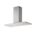 Falmec Plane Plus Island 120 Eu Bianco 220-240V - 50-60Hz T80 S/Filtro Campana extractora Isla | Clase energética A+ | Vidrio blanco, aspiración perimetral, 800 m³/h