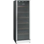 Smeg SCV115G Vinoteca | Nevera de vino | Clase energética G | Capacidad: 197 botellas, temperatura regulable de 5 a 20 °C, filtro de carbón activo