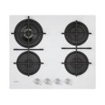 Candy CVG6BR4WTW Gas hob Built-in | 4 gas burners, Enamelled grids, Electronic ignition