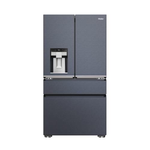 Haier HFW7918EIMB Kühl-gefrierkombination Freistehend | Klasse E | 4-türiger Kühlschrank, No Frost, schwarze Ausführung