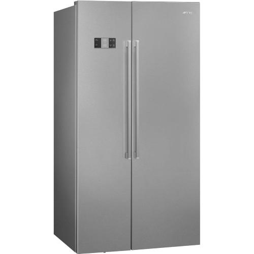 Smeg SBS63XDE Kühl-gefrierkombination | Freistehend | Energieklasse E | Side-by-Side-Kühlschrank, Gesamtfassungsvermögen 580 l, Total No Frost-System