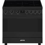 Smeg C9IMN2 Cooker Freestanding | Class A | 5 fuochi gas, Piano vetroceramica, Forno multifunzione