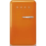 Smeg FAB10LOR6 Réfrigérateur-congélateur | Pose libre | Classe énergétique F | Couleur orange, Charnière gauche, Réfrigérateur-congélateur de 13 L