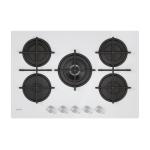 Candy CVG74WTW Plaque de cuisson Encastrable | Classe énergétique - | 4 foyers gaz, Grilles émaillées, Allumage électronique