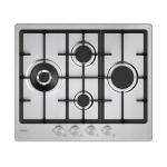 Candy CHG6D4WTX Gas hob Built-in | Class A | 4 gas burners, Electronic ignition, Enamelled grids