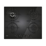 Candy CVG6BR4WTB Gas hob Built-in | Class A | 4 gas burners, Front controls, Enamelled grids