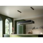 Falmec Vetra Is.120 Nero 220-240V - 50-60Hz T60 C/Filtro Campana extractora Isla | Clase energética A | Campana de isla con tecnología Circle.Tech, acabado en negro, vidrio templado, capacidad de 600 m³/h, iluminación perimetral
