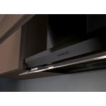 Falmec Virgola Evolution 75 P.E.  Nero 220-240V - 50-60Hz T60 S/Filtro Campana extractora De pared | Clase energética - | Aspiración perimetral, Ancho 75 cm, Color negro
