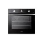 De'Longhi NSM7NLXRF Backofen Einbau | Klasse A | Schwarz, Multifunktionselement (11), AIR FRY-Funktion, BRATOFEN 3D-Heißluftfunktion, Funktionen „Easy Steam" und „Idroclean", Schnellvorheizfunktion, 74 Liter Fassungsvermögen mit seitlichen Einlegeböden in