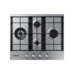 SAMSUNG NA64H3031BS Hob Built-in | Class A | 4 gas burners, Stainless surface, Cast iron grids