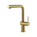 Gessi INEDITO Girevole Gold Brushed PVD - 60431#716 Mitigeur Évier | Or brossé PVD, Bec pivotant 360°, Débit réglable