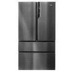 Haier HB26FSNAAA Réfrigérateur-congélateur Pose libre | Classe énergétique E | Réfrigérateur à 4 portes, No Frost, finition noire