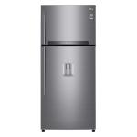 LG GTF744PZHV Réfrigérateur-congélateur Pose libre | Classe énergétique E | 509 L, DoorCooling+, Finition acier inoxydable