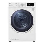 LG RH90V9AVHN Dryer Freestanding | Class A+++ | Condensation with Pump of Calore, Wi-Fi with SmartThinQ, Eco Hybrid, Allergy Care, 60 x 69 x 85 cm - White