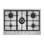 Candy CHG74WTX Gas hob Built-in | Class - | 2 gas burners, Cast iron grates, Electronic ignition