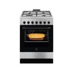 Electrolux LKK620010X Cooker Freestanding | Class A | 4 gas burners, electric oven, electronic ignition