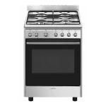 Smeg CX60GMX Cooker Freestanding | Class A | Multifunction Gas, Electric Convection Oven, Digital Timer