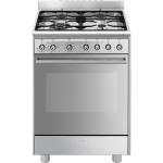 Smeg SX61GM Cooker | Freestanding | Energy Class A | 4-burner gas stove, electric oven, 70 L