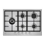 Candy CHG7WL4WTX Gas hob Built-in | Class - | 2 gas burners, Cast iron grates, Electronic ignition